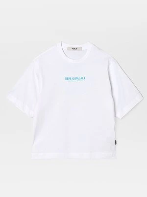 T-shirt z nadrukiem Replay