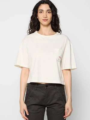 Zdjęcie produktu T-shirt z nadrukiem Replay biały