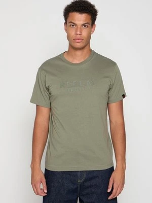 Zdjęcie produktu T-shirt z nadrukiem Replay khaki