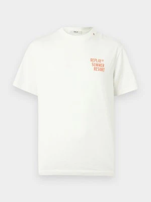 T-shirt z nadrukiem Replay