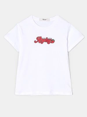 T-shirt z nadrukiem Replay