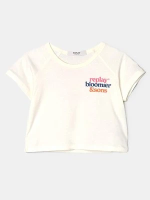 T-shirt z nadrukiem Replay