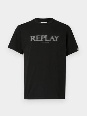 Zdjęcie produktu T-shirt z nadrukiem Replay czarny