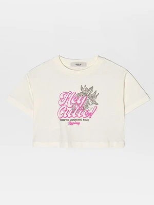 T-shirt z nadrukiem Replay