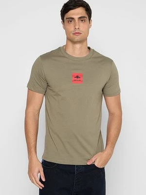 Zdjęcie produktu T-shirt z nadrukiem Replay zielony