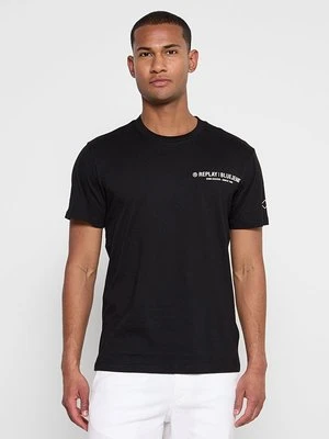 Zdjęcie produktu T-shirt z nadrukiem Replay czarny