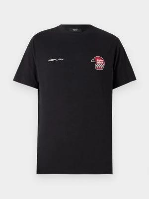 Zdjęcie produktu T-shirt z nadrukiem Replay czarny