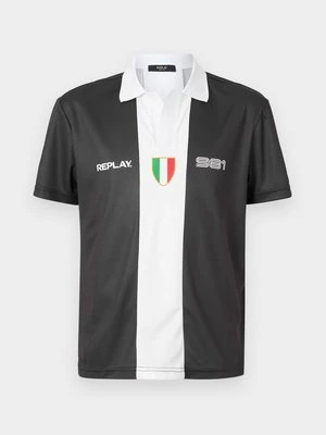 Zdjęcie produktu T-shirt z nadrukiem Replay czarny