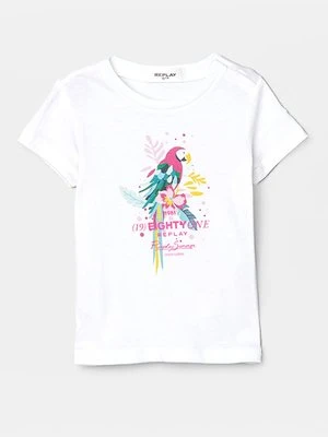 T-shirt z nadrukiem Replay