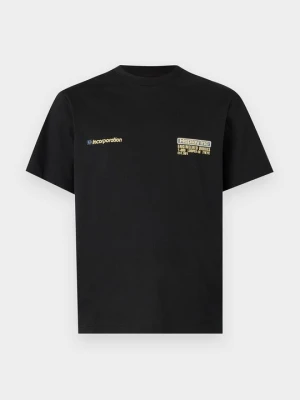 T-shirt z nadrukiem Replay czarny