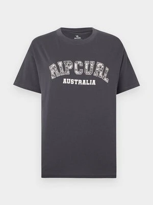 T-shirt z nadrukiem Rip Curl czarny