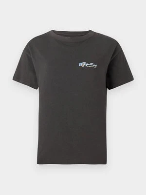T-shirt z nadrukiem Rip Curl czarny