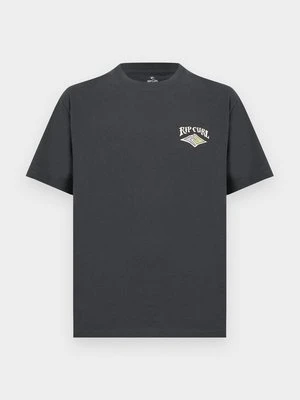 T-shirt z nadrukiem Rip Curl czarny