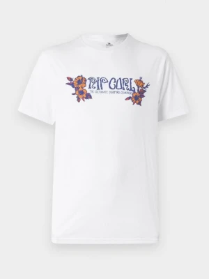 T-shirt z nadrukiem Rip Curl biały