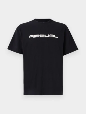 T-shirt z nadrukiem Rip Curl czarny