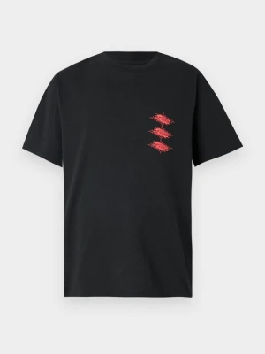 T-shirt z nadrukiem Rip Curl czarny