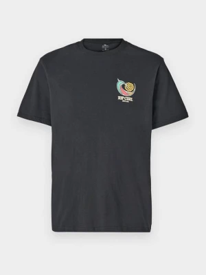 T-shirt z nadrukiem Rip Curl czarny