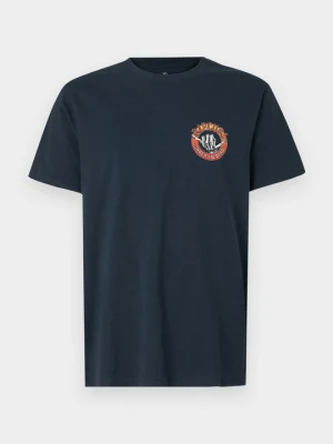 T-shirt z nadrukiem Rip Curl granatowy
