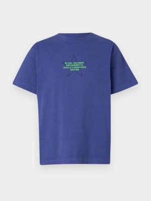 T-shirt z nadrukiem Rip Curl jagodowy