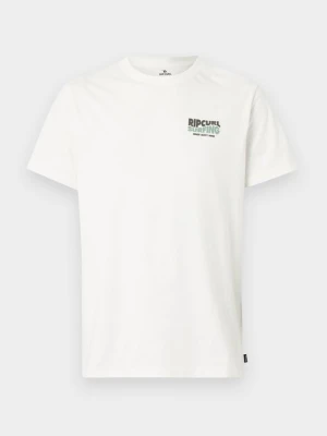 T-shirt z nadrukiem Rip Curl mleczny