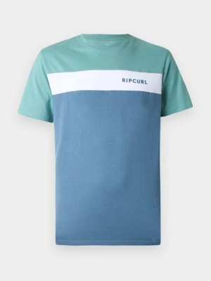 T-shirt z nadrukiem Rip Curl niebieski