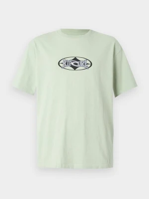 T-shirt z nadrukiem Rip Curl zielony