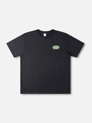 T-shirt z nadrukiem Rivvia Projects antracytowy