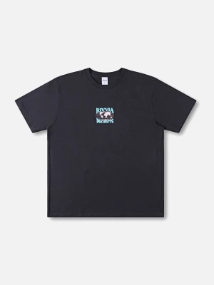 T-shirt z nadrukiem Rivvia Projects antracytowy