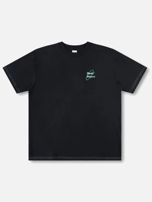 T-shirt z nadrukiem Rivvia Projects czarny
