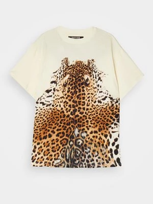 T-shirt z nadrukiem Roberto Cavalli