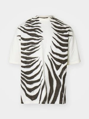 T-shirt z nadrukiem Roberto Cavalli