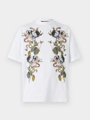 T-shirt z nadrukiem Roberto Cavalli
