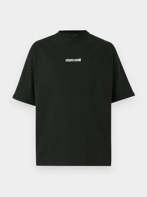 T-shirt z nadrukiem Roberto Cavalli