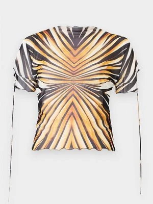 T-shirt z nadrukiem Roberto Cavalli