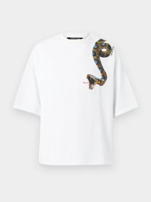 T-shirt z nadrukiem Roberto Cavalli