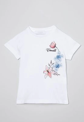 T-shirt z nadrukiem Roberto Cavalli Junior