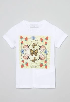 T-shirt z nadrukiem Roberto Cavalli Junior