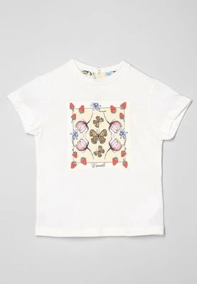 T-shirt z nadrukiem Roberto Cavalli Junior