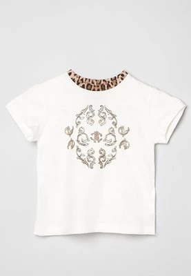 T-shirt z nadrukiem Roberto Cavalli Junior