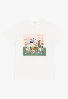 T-shirt z nadrukiem Roberto Cavalli Junior