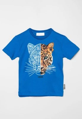 T-shirt z nadrukiem Roberto Cavalli Junior