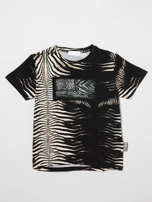 T-shirt z nadrukiem Roberto Cavalli Junior