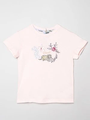 T-shirt z nadrukiem Roberto Cavalli Junior