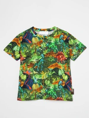 T-shirt z nadrukiem Roberto Cavalli Junior