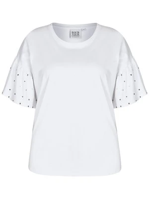T-shirt z nadrukiem Rock Your Curves by Angelina K.
