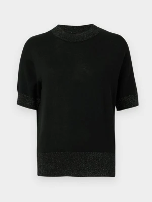 T-shirt z nadrukiem Rosemunde czarny
