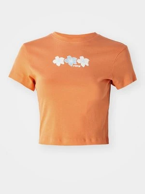 Zdjęcie produktu T-shirt z nadrukiem Roxy morelowy