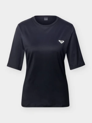 T-shirt z nadrukiem Roxy antracytowy
