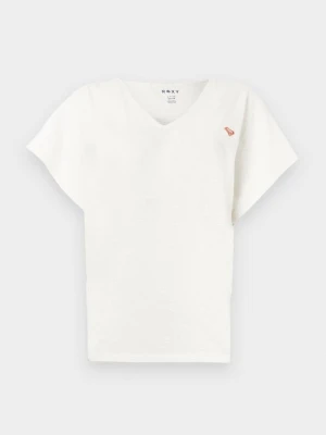 T-shirt z nadrukiem Roxy biały