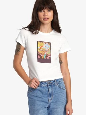 T-shirt z nadrukiem RVCA